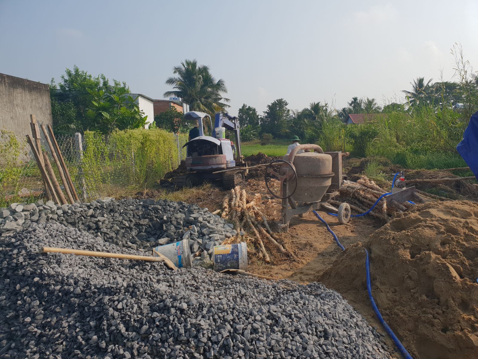 San lấp mặt bằng